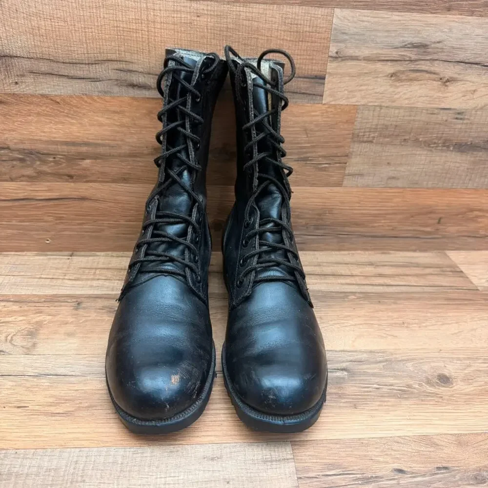 RO Search Vintage 1985 Military Combat men’s size 6.5R black leather Boots